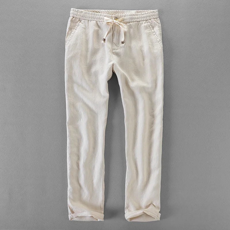 Tailored Linen Trousers – Classic Fit | Vincent Beaumont