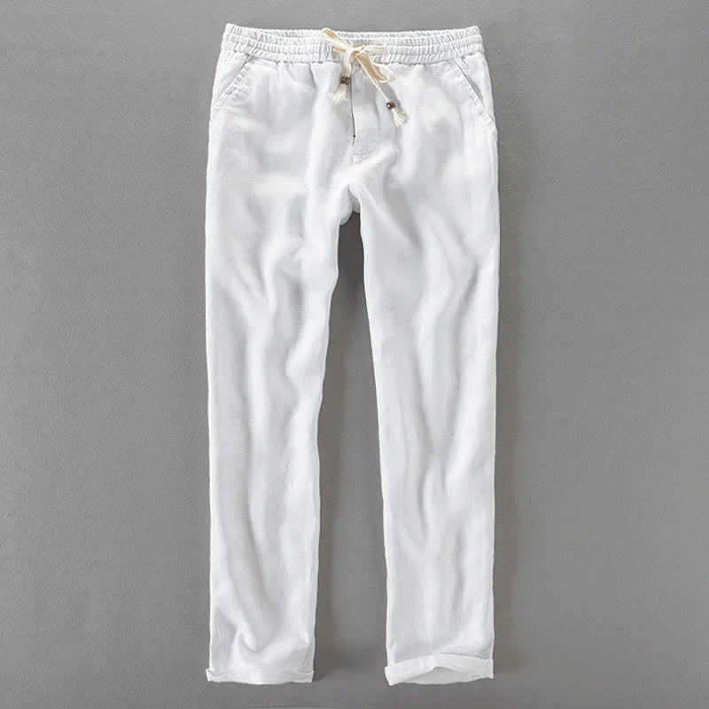 Tailored Linen Trousers – Classic Fit | Vincent Beaumont