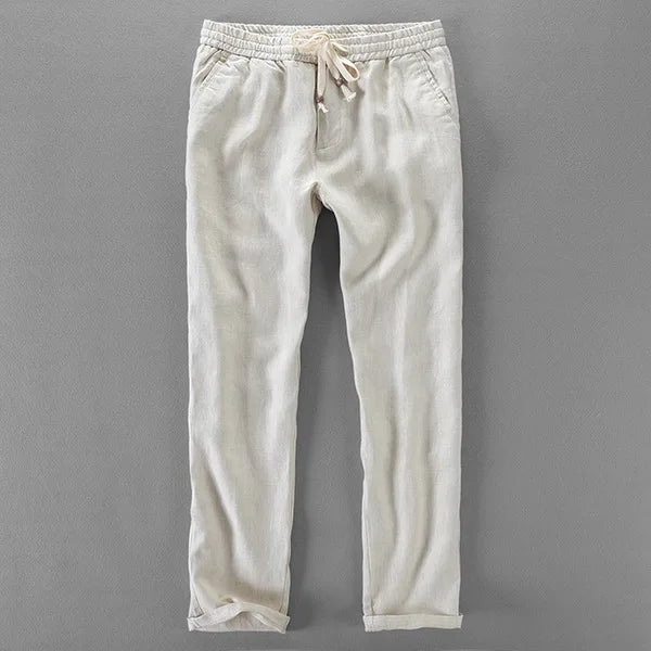 Tailored Linen Trousers – Classic Fit | Vincent Beaumont