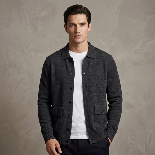Cashmere Polo Jumper