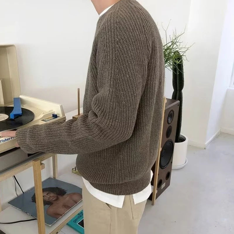Kensington Textured Sweater – by Vincent Beaumont