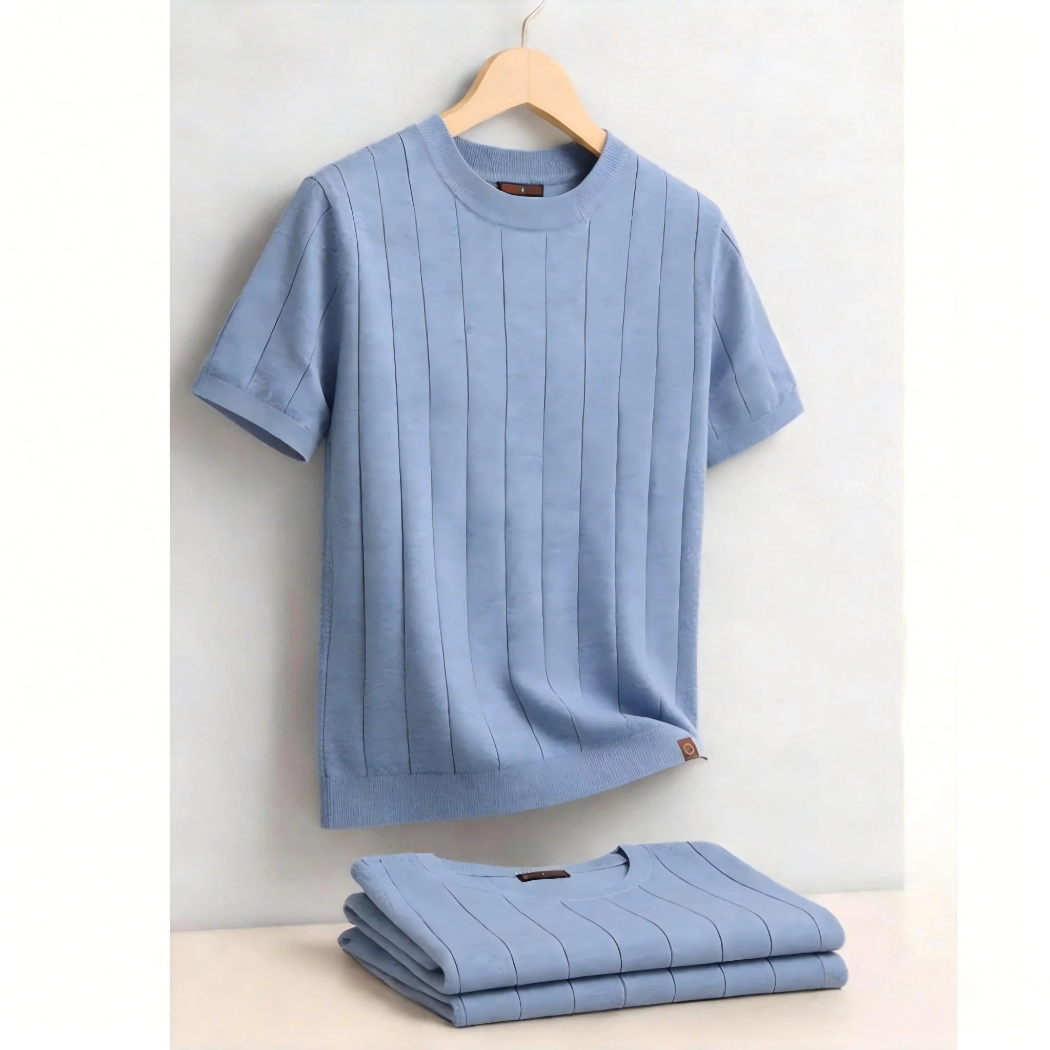 Kensington Ribbed Tee – by Vincent Beaumont