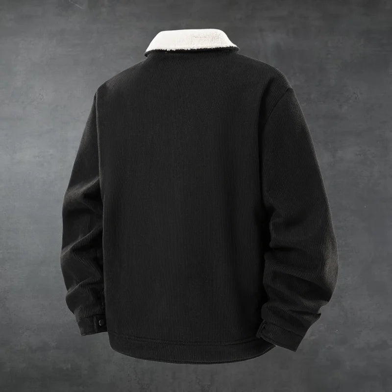 Sherpa Collar Corduroy Coat