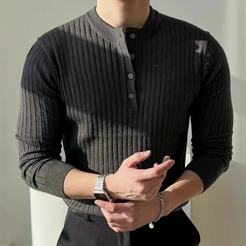 Kensington Ribbed Tee – by Vincent Beaumont