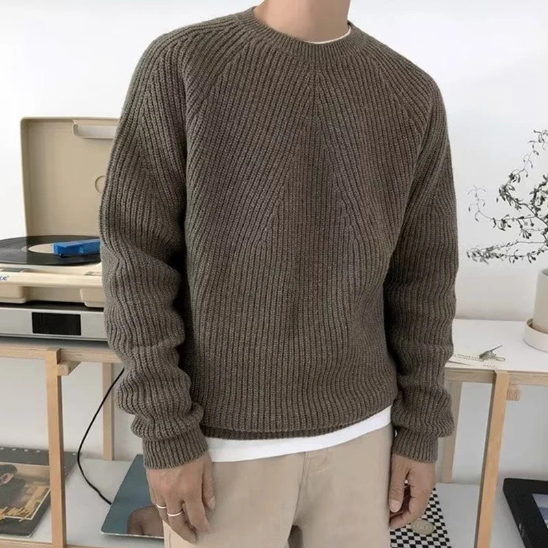 Kensington Textured Sweater – by Vincent Beaumont