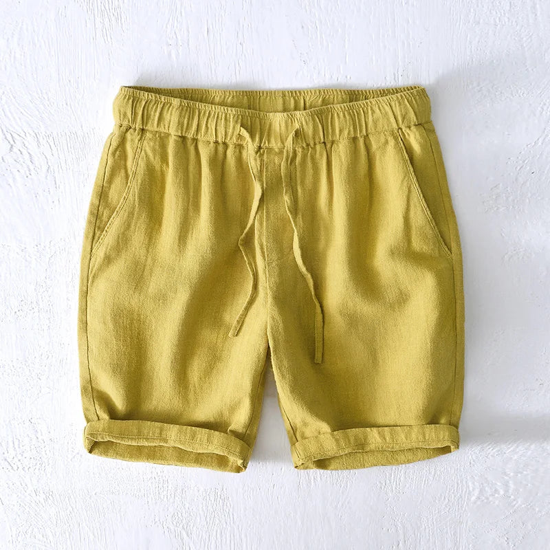 Kensington Linen Shorts – by Vincent Beaumont