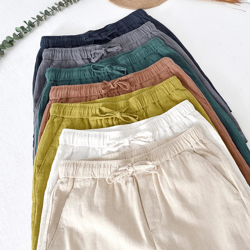 Kensington Linen Shorts – by Vincent Beaumont