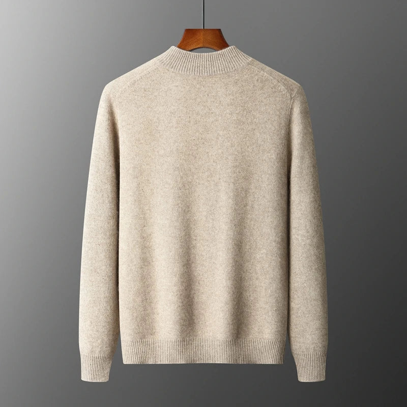 Kensington Merino Cardigan – Zip Turtleneck