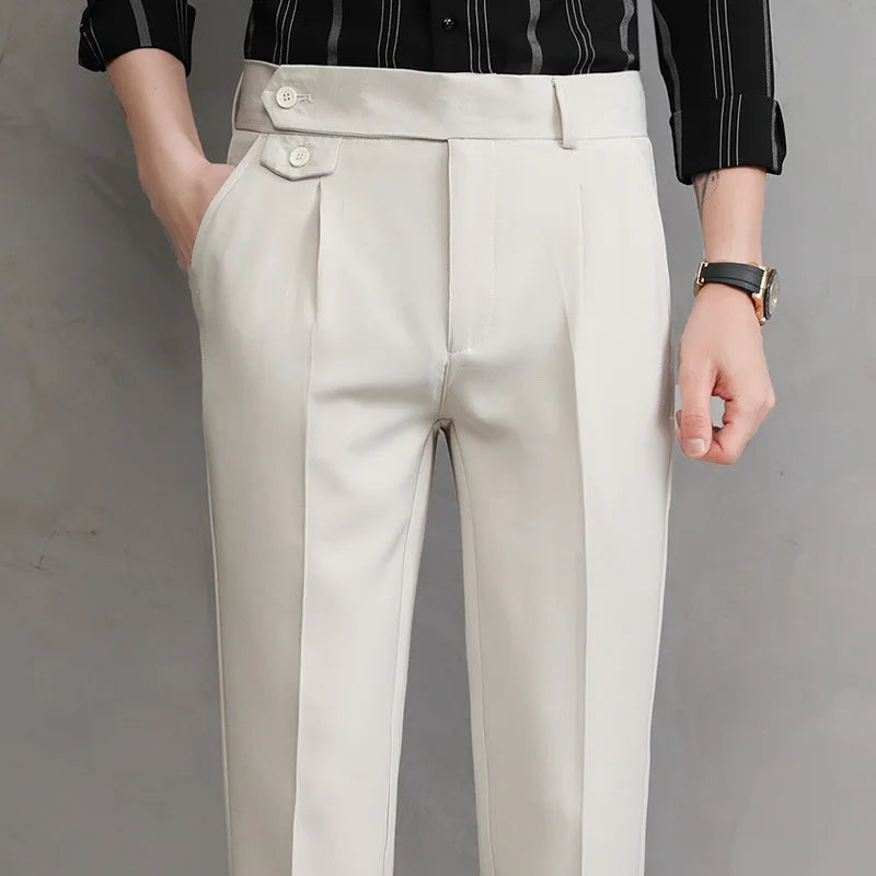 Slim Fit Smart Trousers