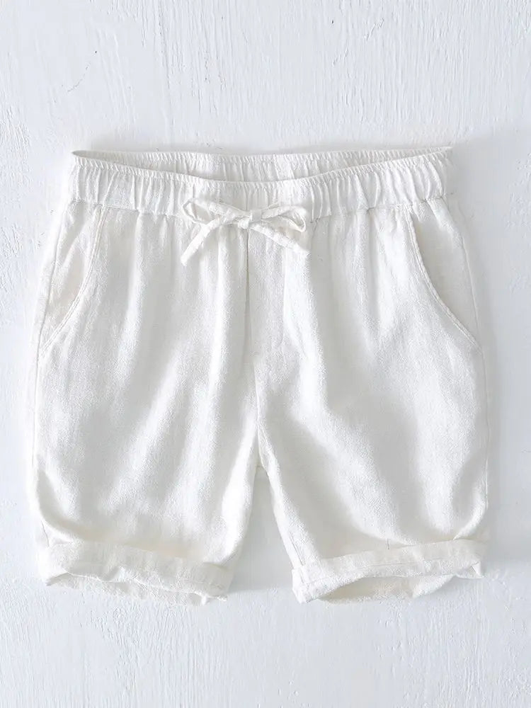 Kensington Linen Shorts – by Vincent Beaumont