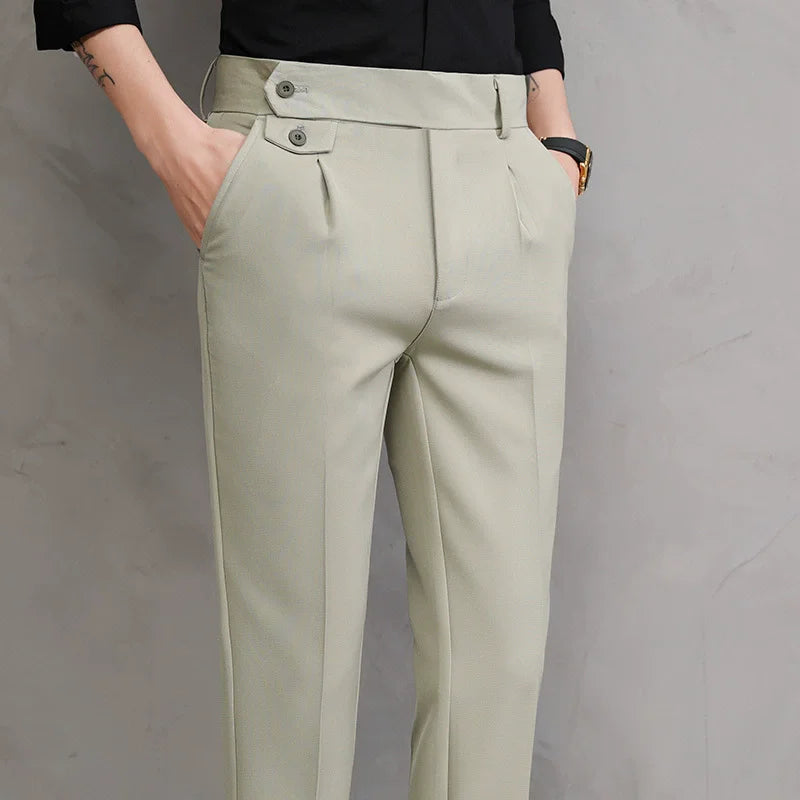 Slim Fit Smart Trousers