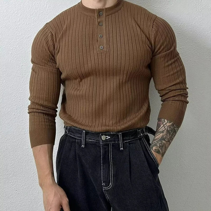 Kensington Ribbed Tee – by Vincent Beaumont