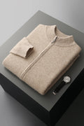 Kensington Merino Cardigan – Zip Turtleneck